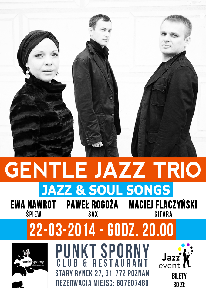plakat gentle jazz trio _ punkt sporny